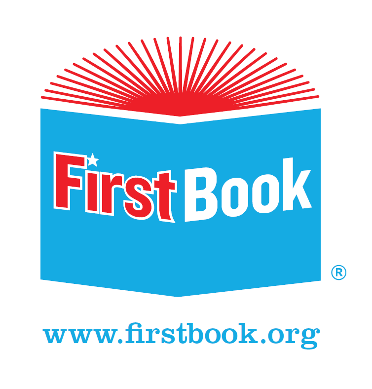 First Book logo with URL: www.firstbook.org